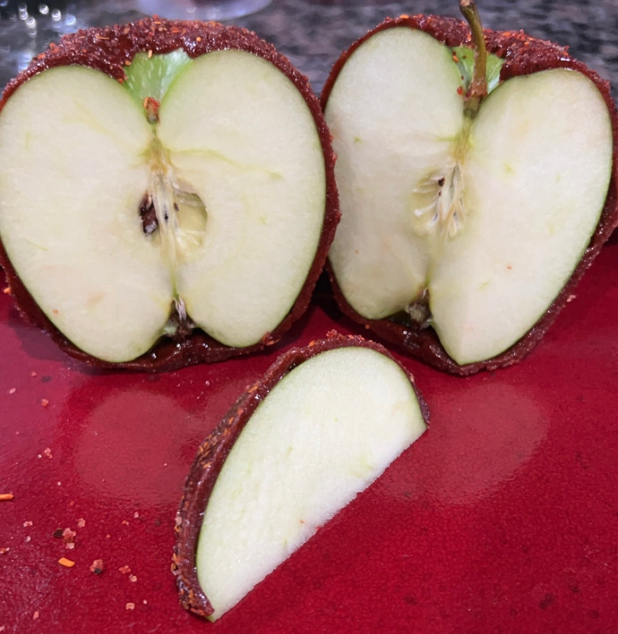 Chamoy Covered Apples